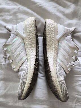 adidas Ultraboost White Iridescent Running Shoes Men' Size 9